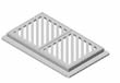 Neenah R-3574-2D Roll and Gutter Inlets